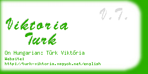 viktoria turk business card